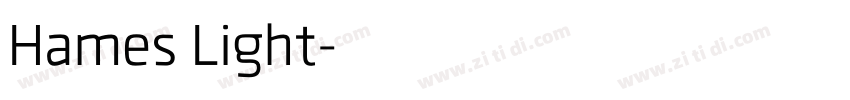 Hames Light字体转换
